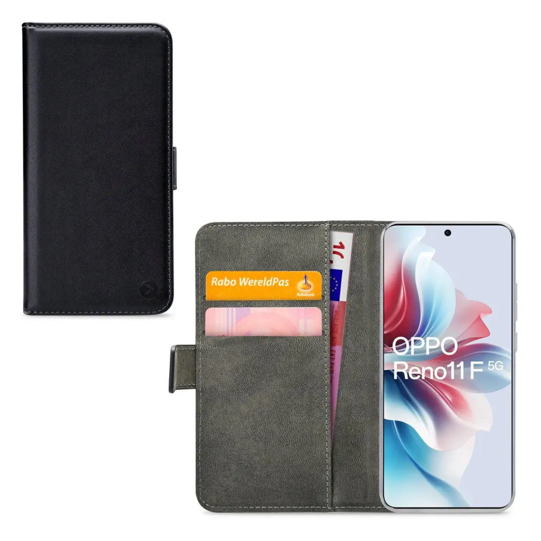 Mobilize Classic Gelly Wallet Bookcase OPPO A12 - Pasjeshouder - Zwart