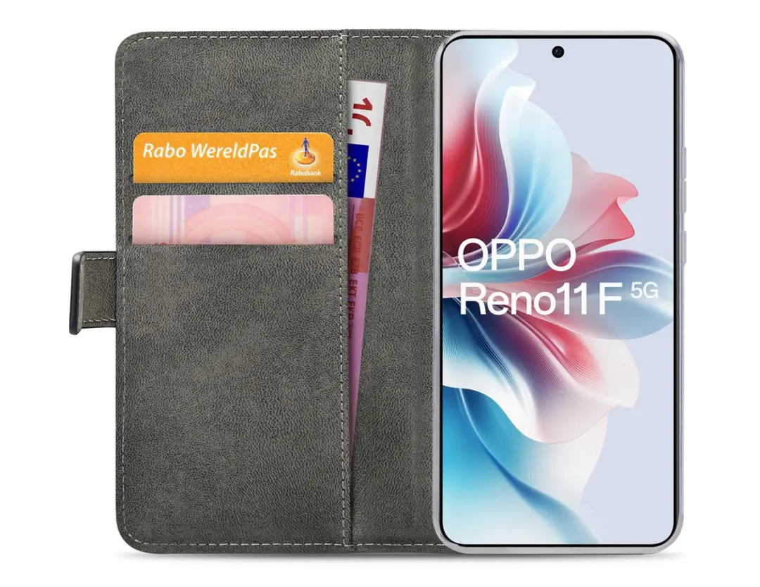 Mobilize Classic Gelly Wallet Bookcase OPPO A12 - Pasjeshouder - Zwart