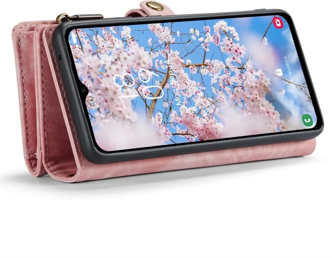 Caseme 008 Hoesje Samsung Galaxy A54 - Roze - 8 Pasjes