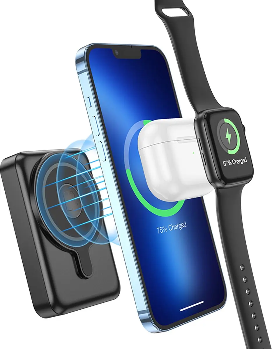 Magnetische Powerbank 10000mAh USB-C