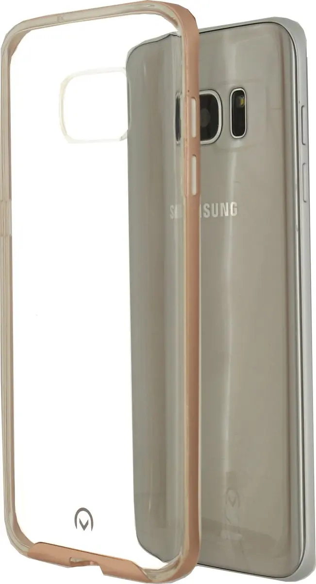 Mobilize Galaxy S7 Edge TPU Hoesje - Transparant/Roségoud MOB-GPCRG-GALS7E