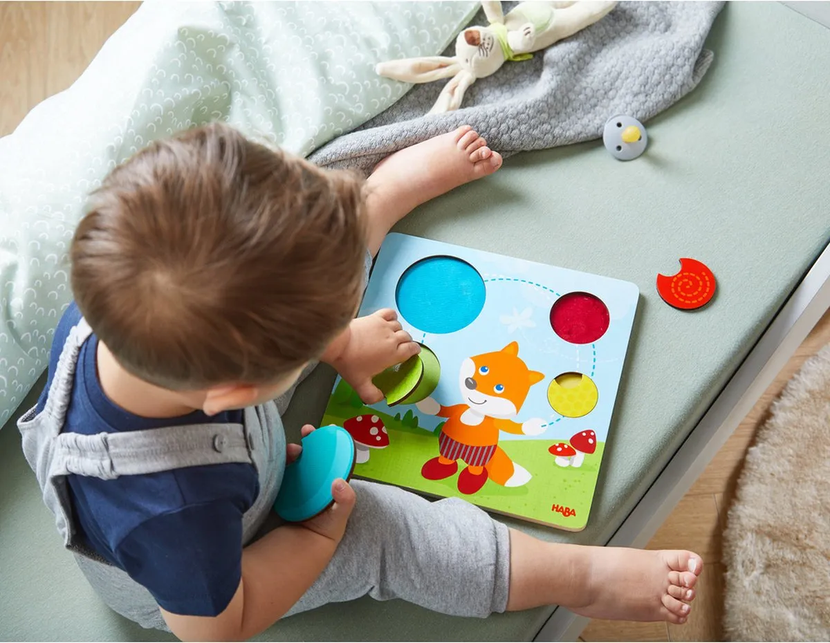 Haba Vos Junior Vormenpuzzel - 4 Stuks - Multicolor