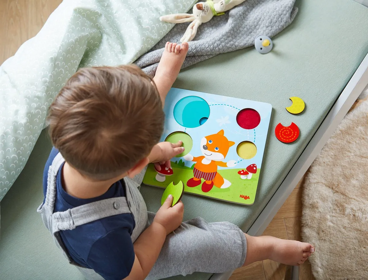 Haba Vos Junior Vormenpuzzel - 4 Stuks - Multicolor