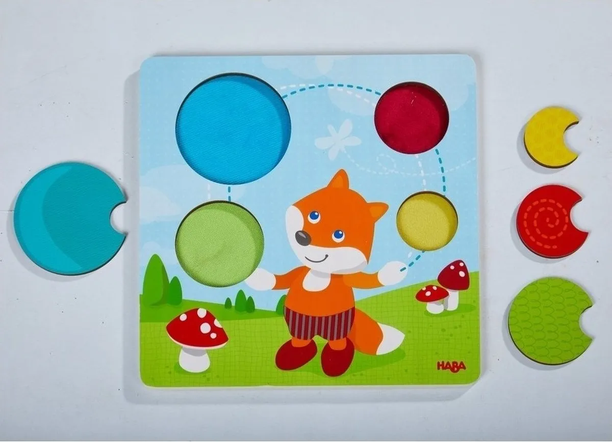Haba Vos Junior Vormenpuzzel - 4 Stuks - Multicolor