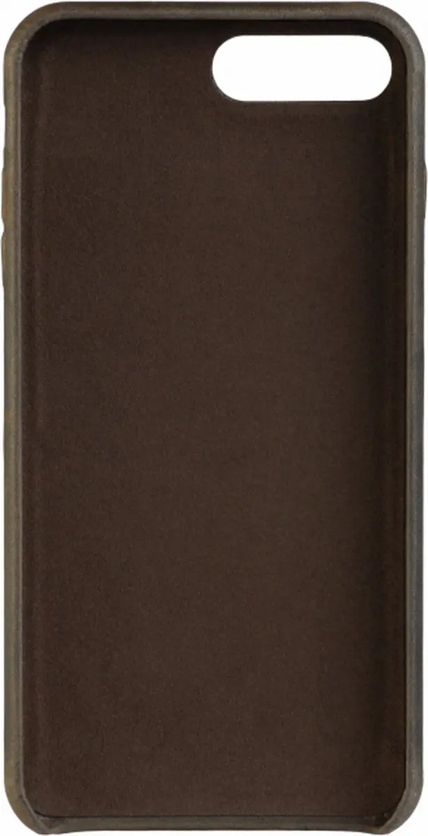 Senza Raw Leather Cover iPhone 8 Plus - Bruin - LEACVR1003