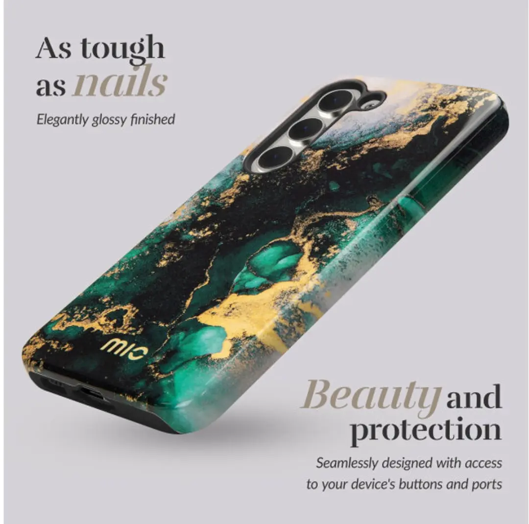 Mobilize MIO Green Marble MagSafe Hoesje - Samsung Galaxy A57