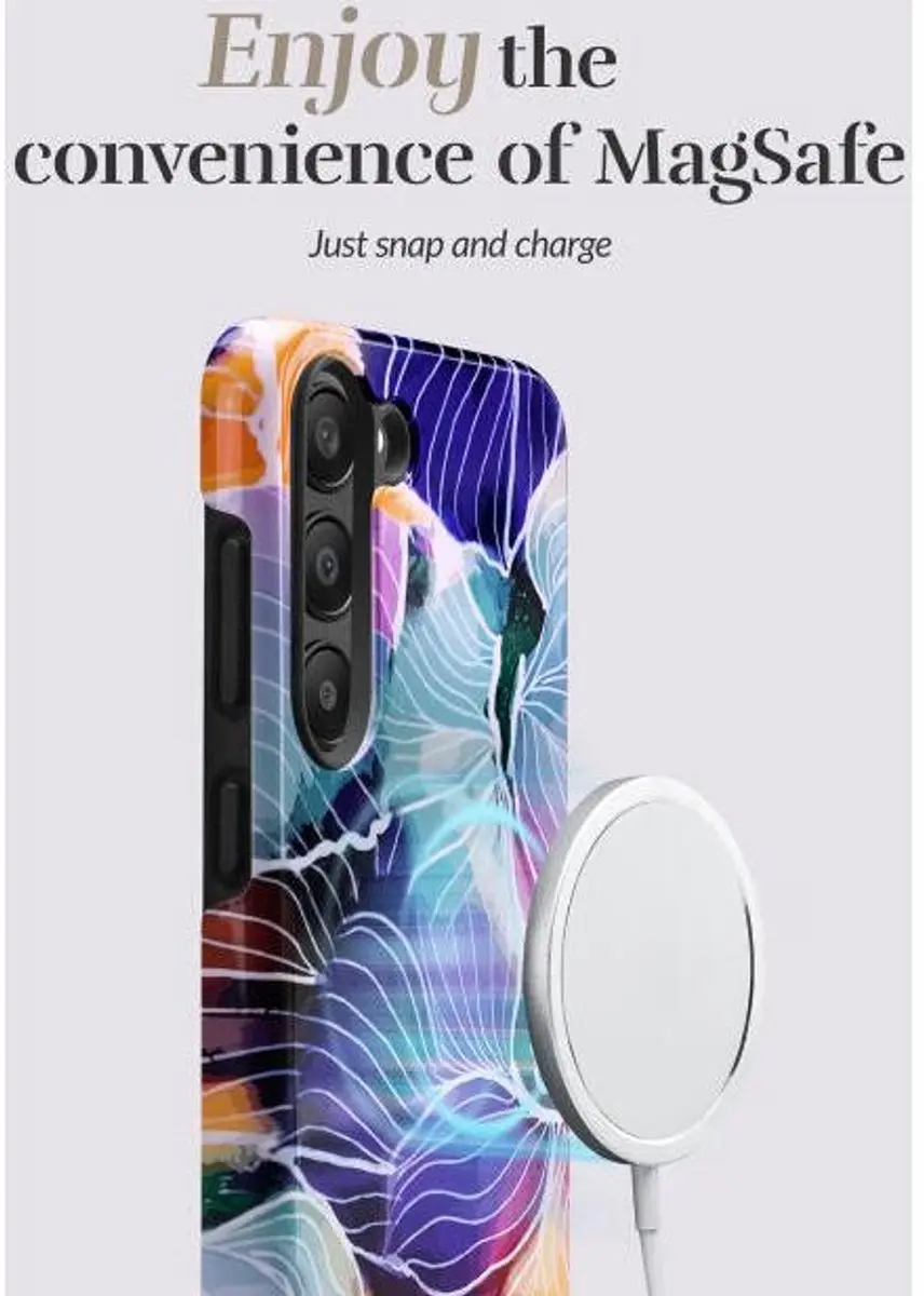 Mobilize MIO Hoesje Samsung Galaxy A16 - Flowers - MagSafe