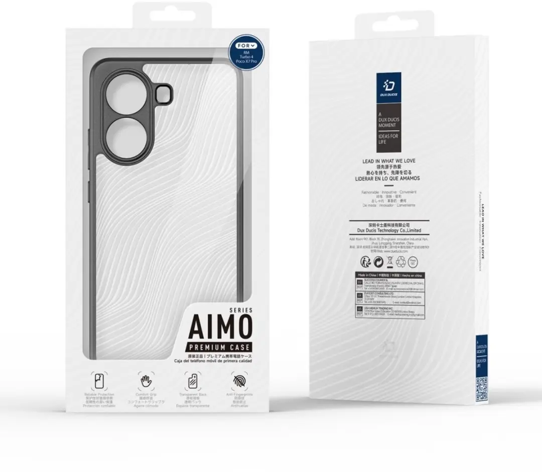Dux Ducis Aimo Series SH00091818 Hoesje - Xiaomi Poco X7 Pro - Zwart - afbeelding 6 van 6
