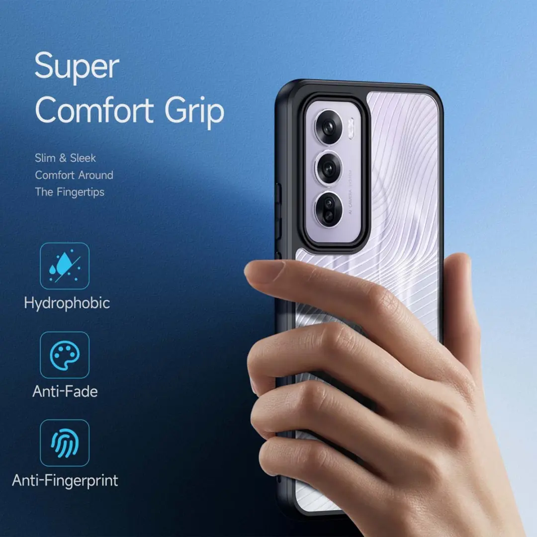 Dux Ducis Aimo Series SH00077606 Telefoonhoesje - Oppo Reno 12 Pro - Zwart