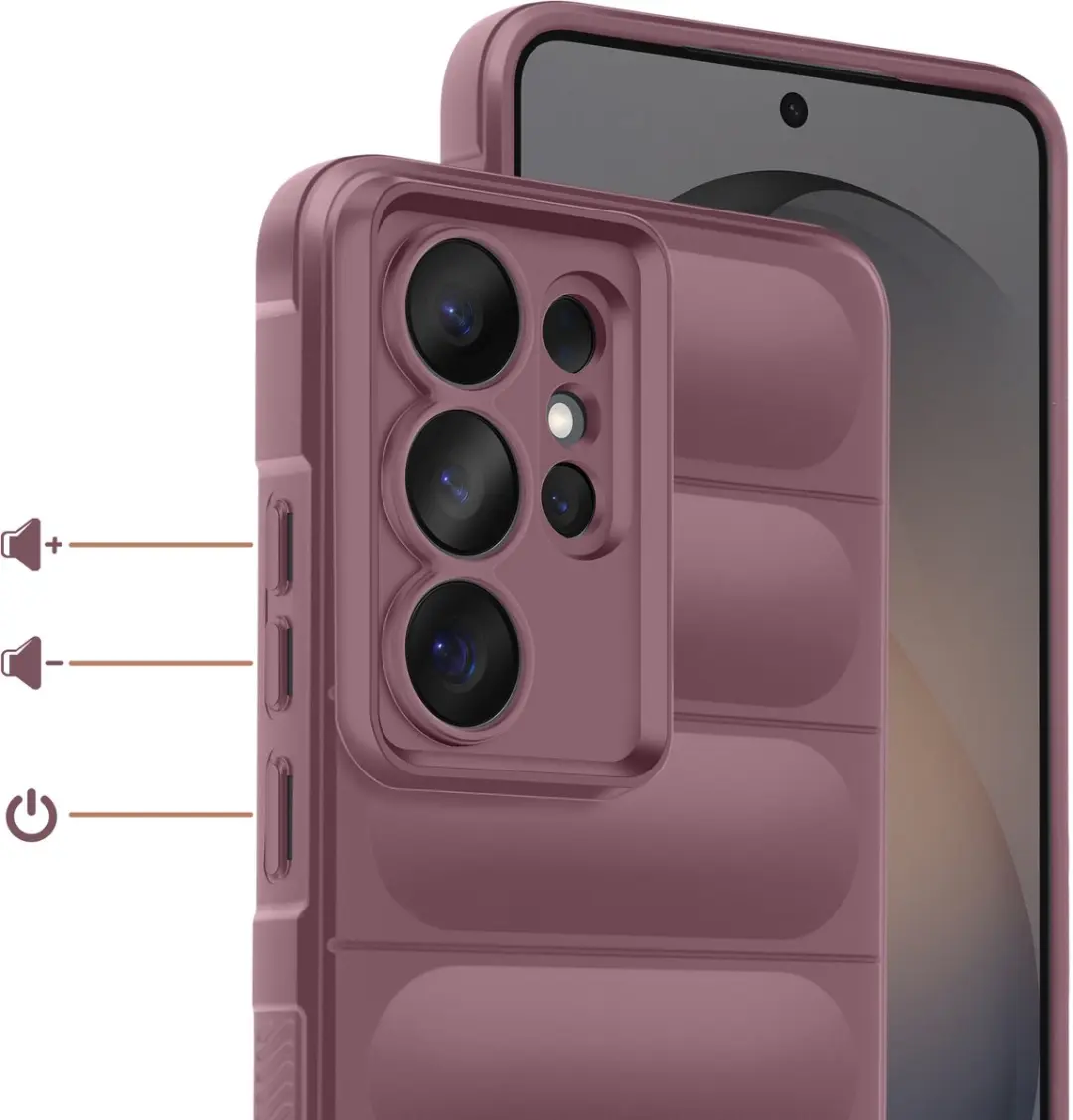 Amorus Hoesje Samsung Galaxy S26 Ultra Lichtpaars - Schokbestendig