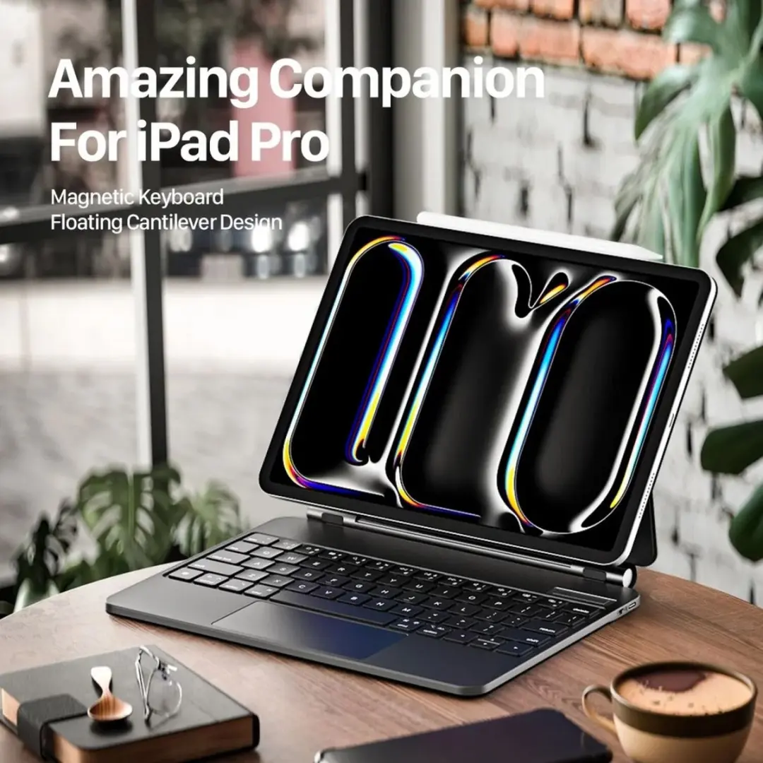 Dux Ducis IPPRO11 Toetsenbordhoes Apple iPad Pro 11 (2024) - Zwart