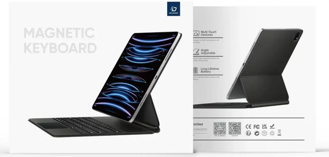 Dux Ducis IPPRO11 Toetsenbordhoes Apple iPad Pro 11 (2024) - Zwart