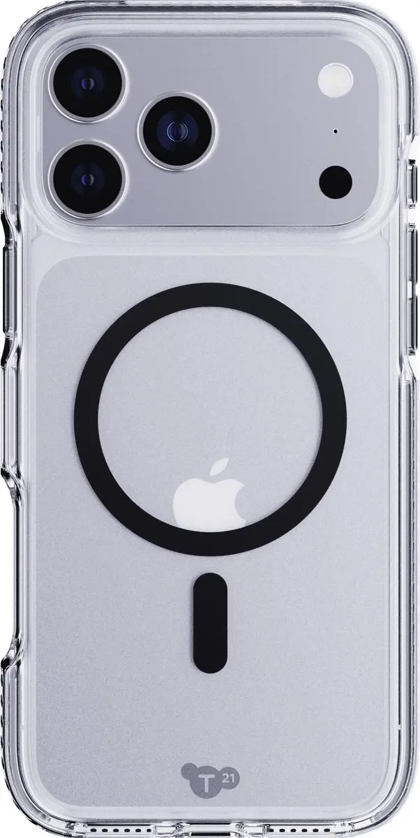 Tech21 Evo Crystal iPhone 17 Pro Max Hoesje - T21-11335 - Transparant/Zwart