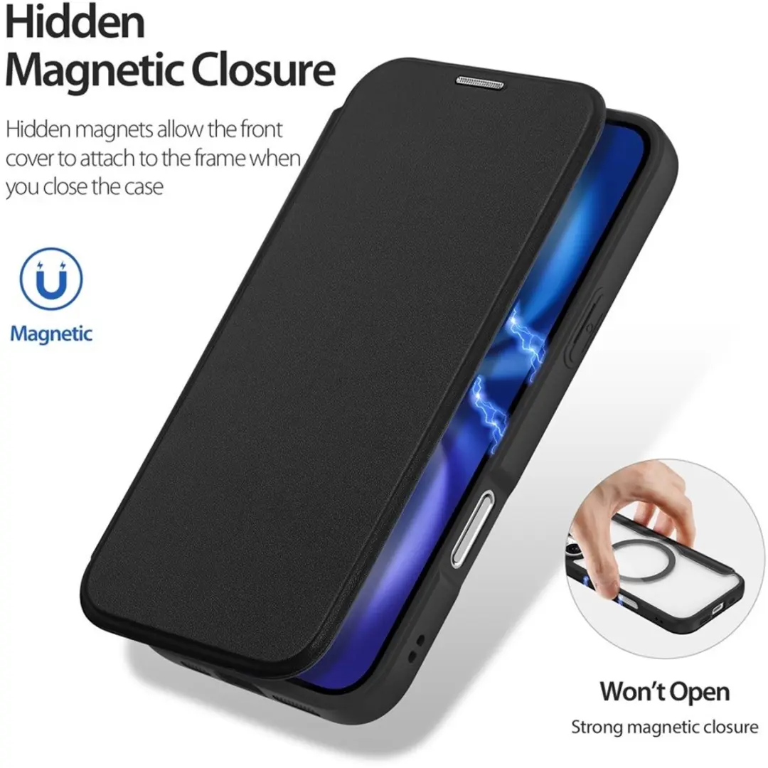 Dux Ducis Skin X Pro Series iPhone 17 Hoesje - MagSafe - Zwart