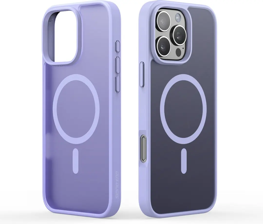 Dux Ducis Yind Serie iPhone 16 Pro Max Hoesje - Lichtpaars