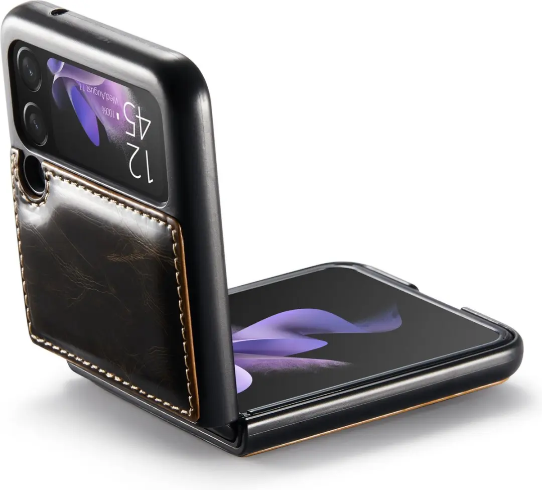 Caseme Hoesje Samsung Galaxy Z Flip3 5G - Bruin - MPN 8355