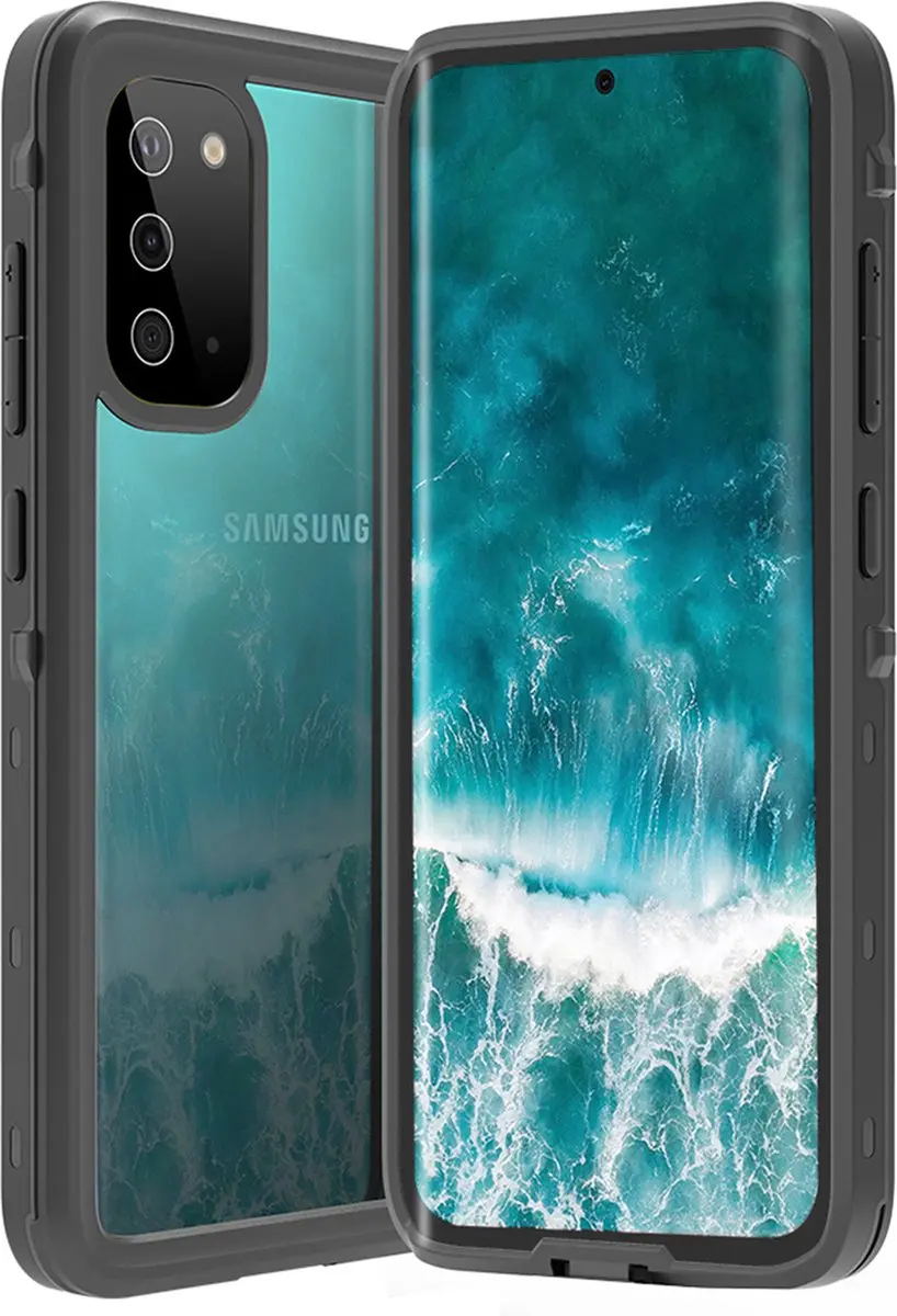 Redpepper Dot Plus Hoesje Samsung Galaxy S20 - Waterproof - Zwart - G980F40332901