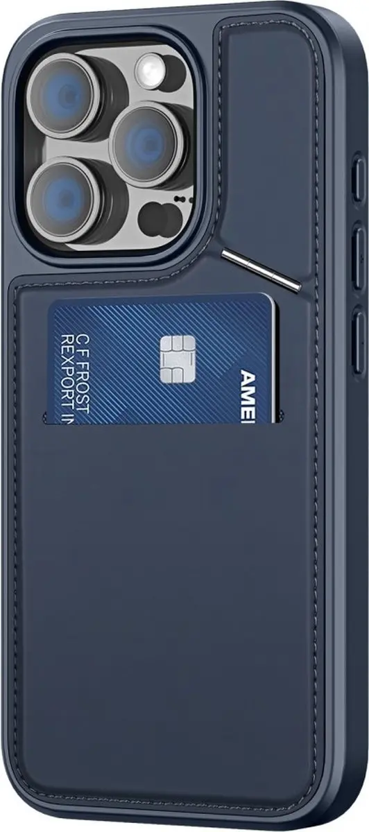 Dux Ducis Rafi Series Hoesje iPhone 16 Pro Max - Donker Blauw