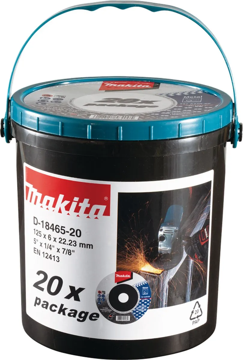 Makita D-18465-20 Afbraamschijven 125mm Metaal - 20 Stuks