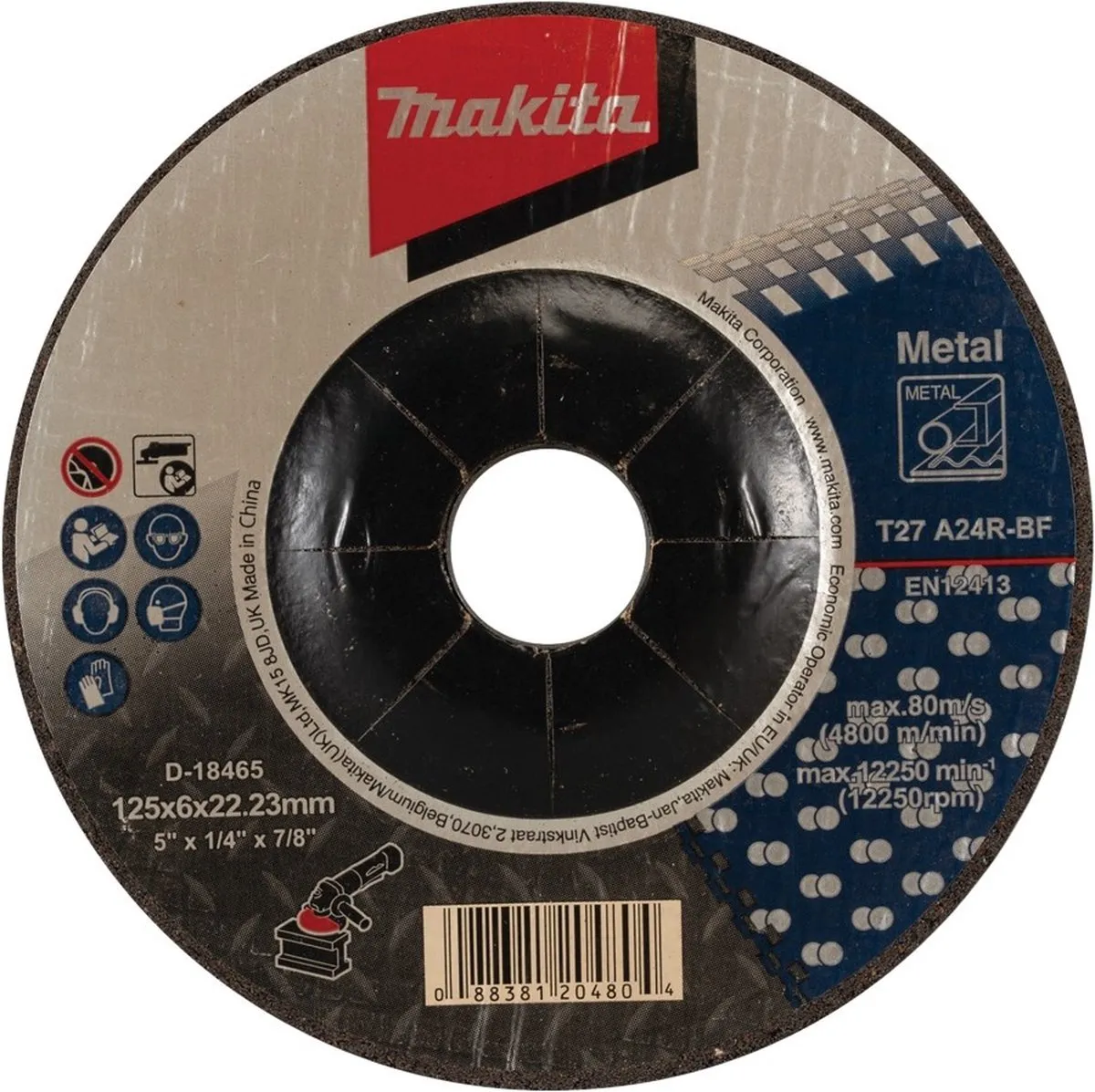 Makita D-18465-20 Afbraamschijven 125mm Metaal