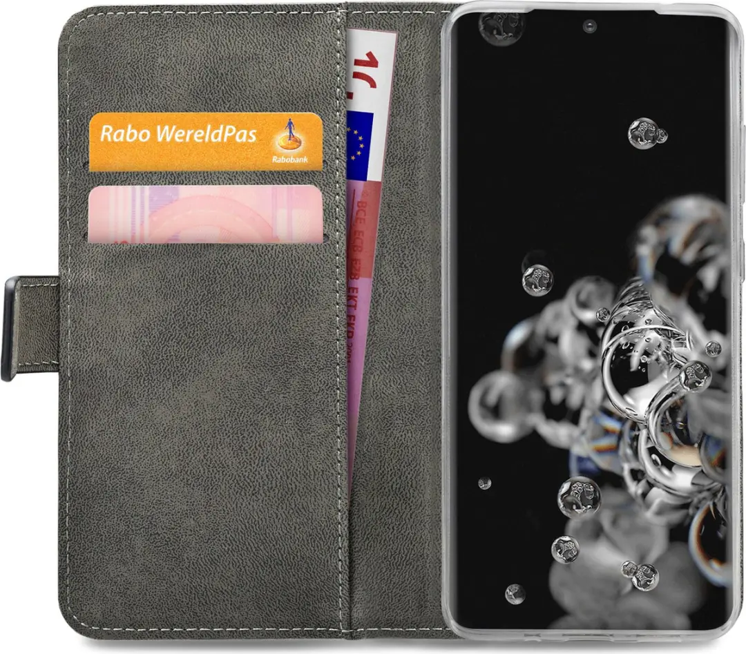 Mobilize Classic Gelly Wallet Bookcase Samsung Galaxy S20 Ultra - Zwart