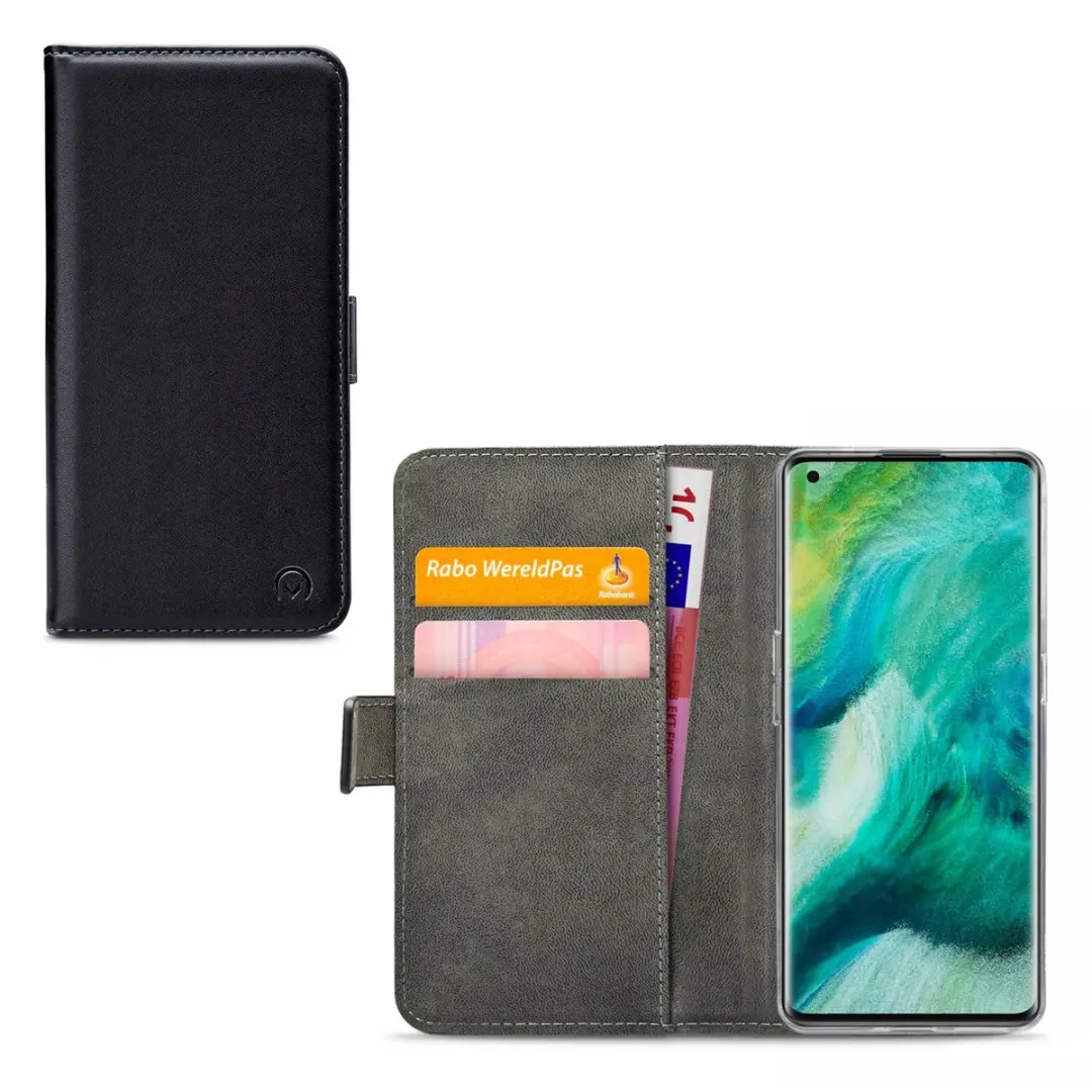 Mobilize Classic Gelly Wallet Bookcase OPPO Find X2 - Pasjeshouder - Zwart