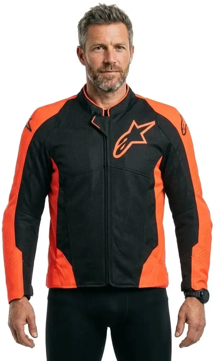 Alpinestars Viper Air V4 Motorjas - XXXL - Fluoro Rood/Zwart