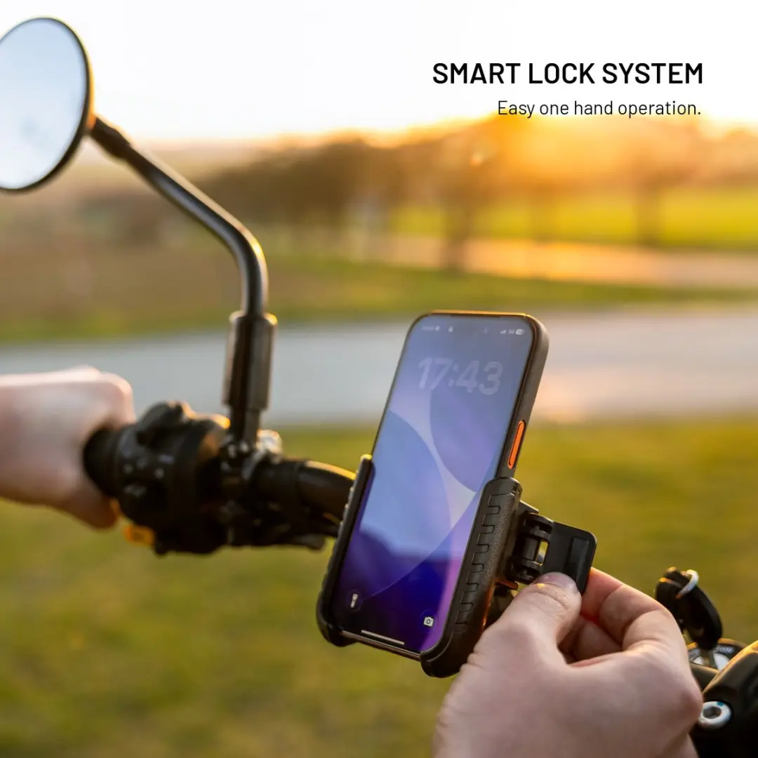 Fixed Bikee Anti-Shock Fietshouder - Zwart