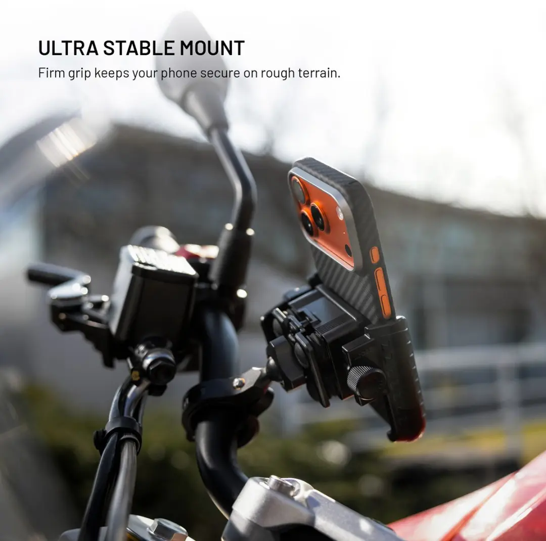 Fixed Bikee Anti-Shock Fietshouder - Zwart