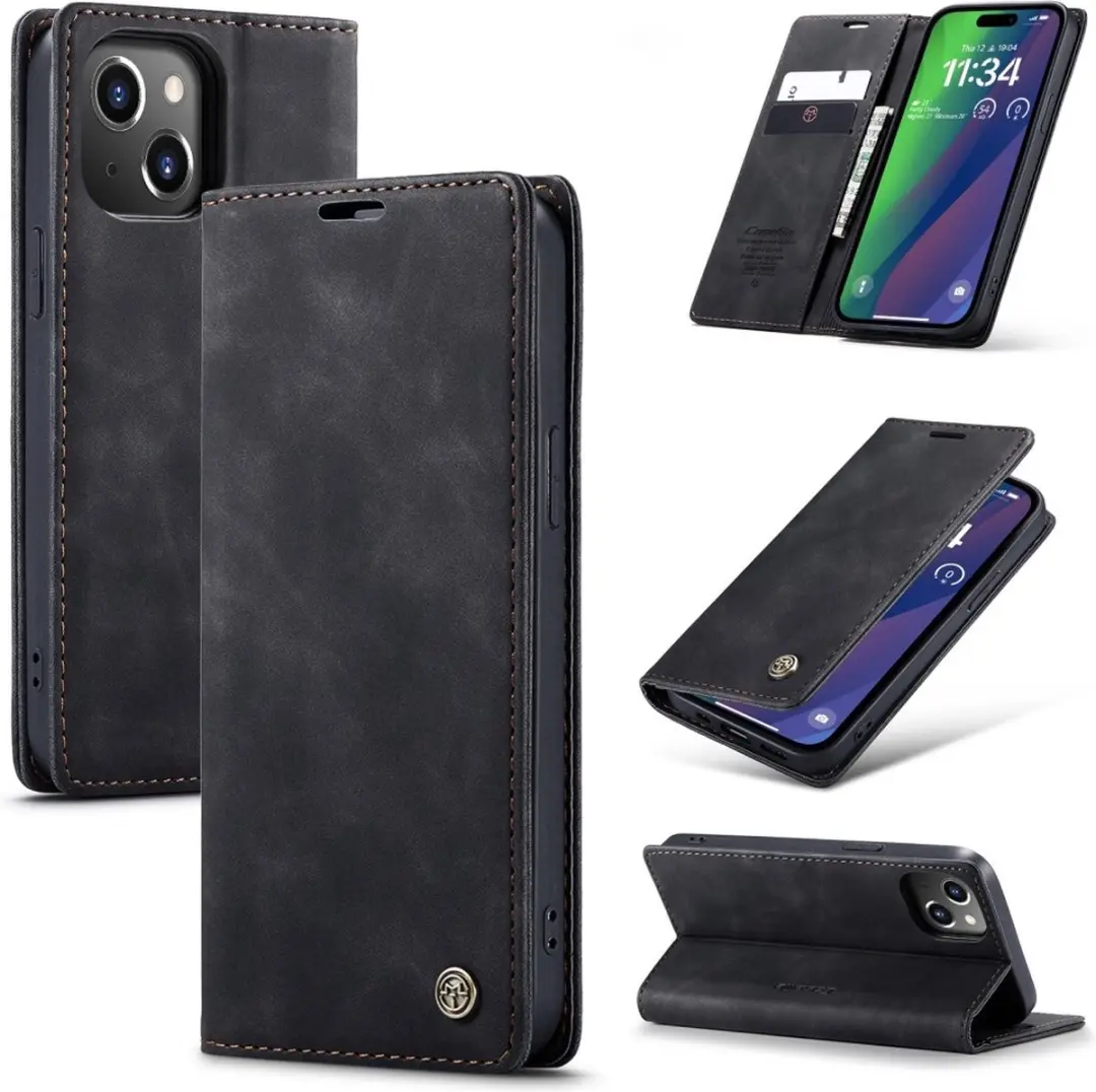 Caseme 013 Book Case iPhone 16 Plus Hoesje