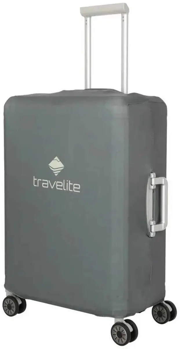 Travelite Kofferhoes M - Antraciet