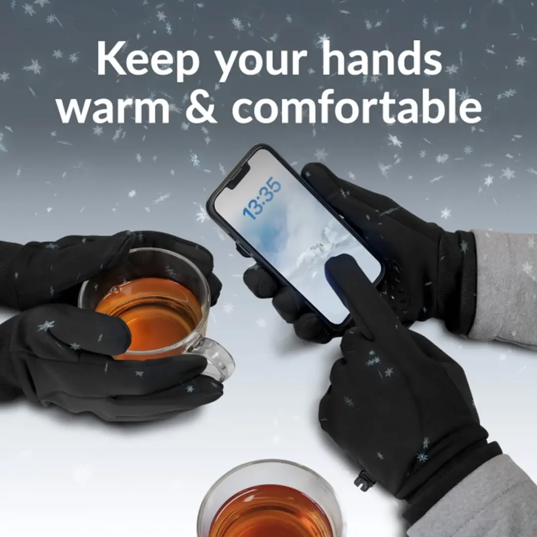 Mobilize Winter Handschoenen Touchscreen M - Zwart