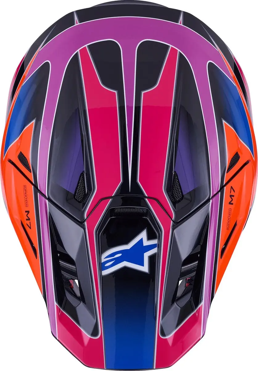 Alpinestars S-M7 Fuse Crosshelm - XL - Multicolor