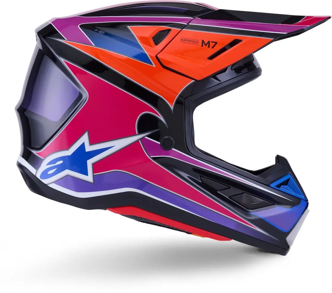 Alpinestars S-M7 Fuse Crosshelm - XL - Multicolor