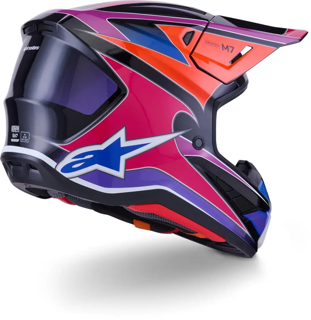 Alpinestars S-M7 Fuse Crosshelm - XL - Multicolor