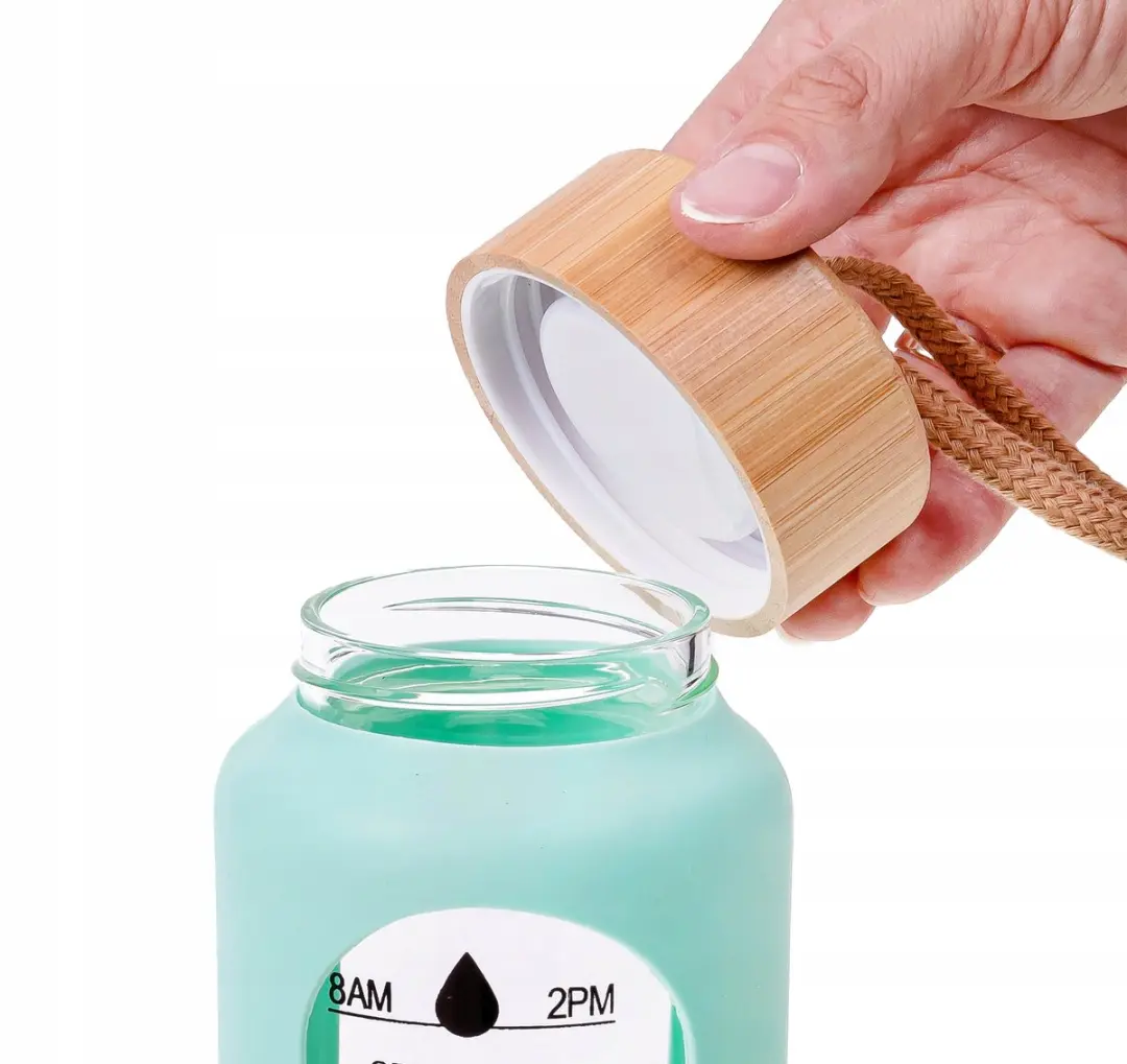 BK Serie Glazen Waterfles 1L - 8762