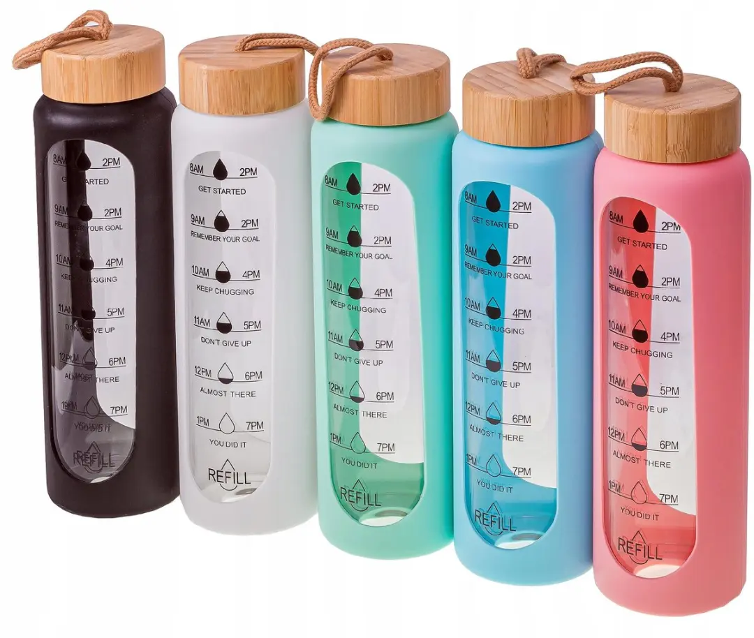 BK Serie Glazen Waterfles 1L