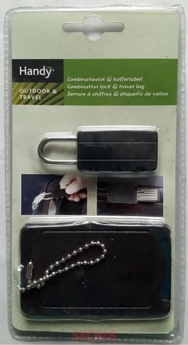 Handy Combinatieslot en kofferlabel
