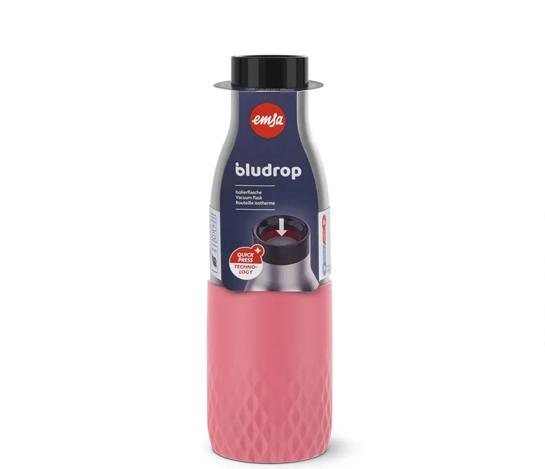 Emsa Bludrop Isoleerdrinkfles N3110800 - 0,5L - Roze