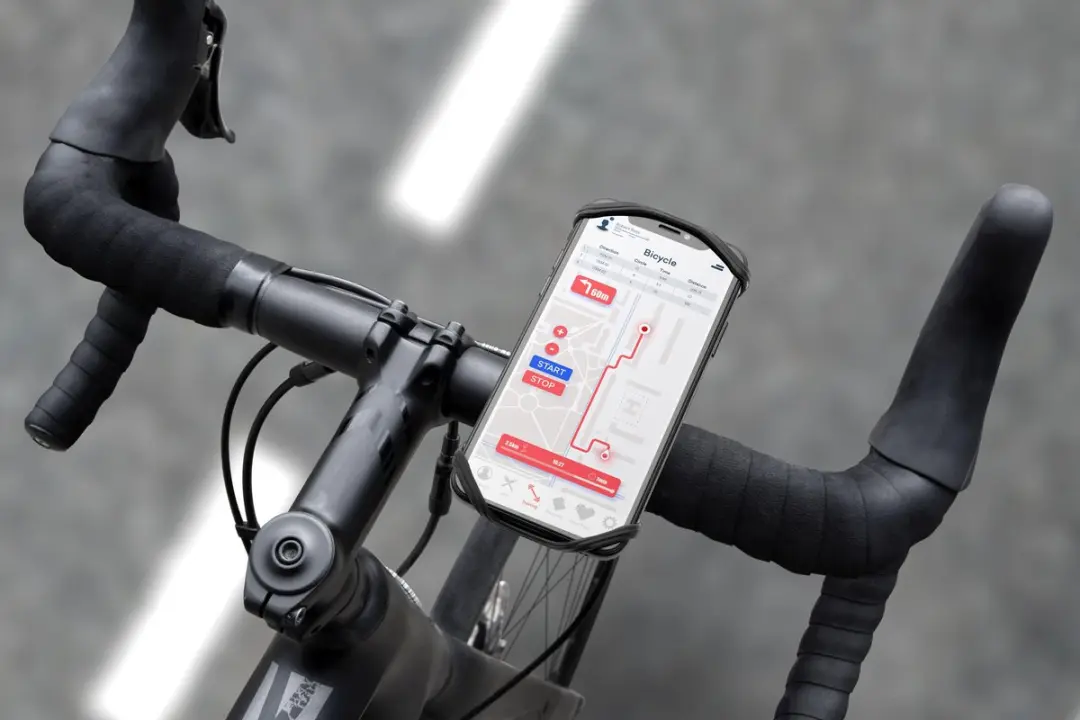 Fixed Bikee 2 Telefoonhouder Fiets - 360° Draaibaar - Zwart