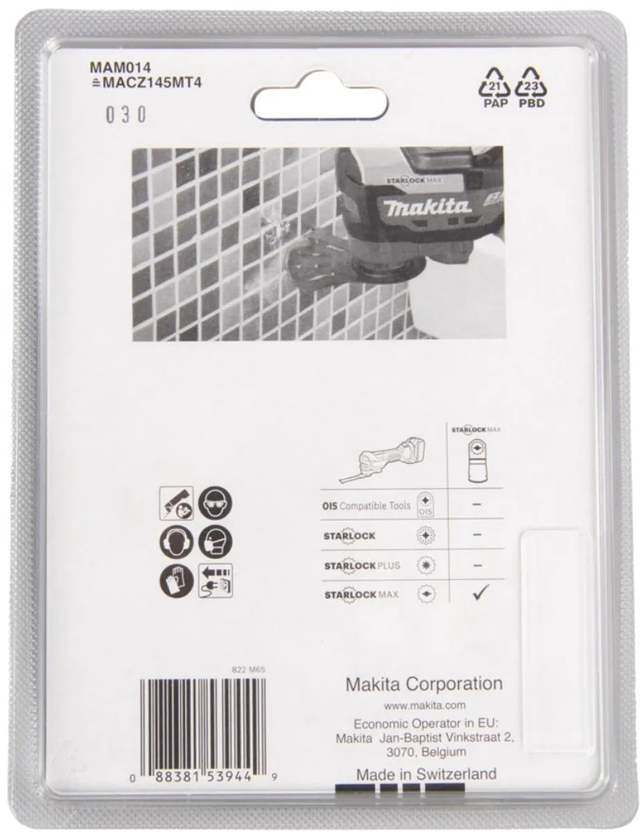 Makita MAM014 Hardmetalen Segmentzaagblad 100 - B-66547 - afbeelding 6 van 6