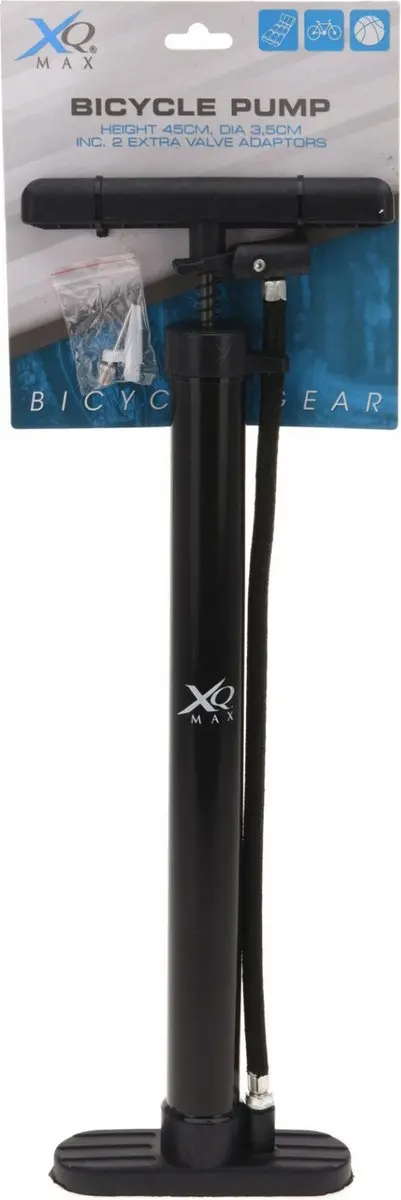 XQMax Fietspomp Staand - 45cm - Zwart