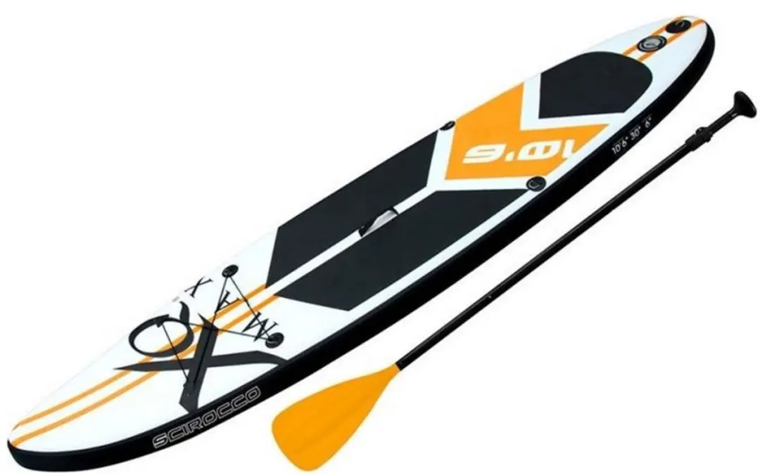XQMax SUP000880 Opblaasbaar Paddle Board - 320x76cm - Oranje