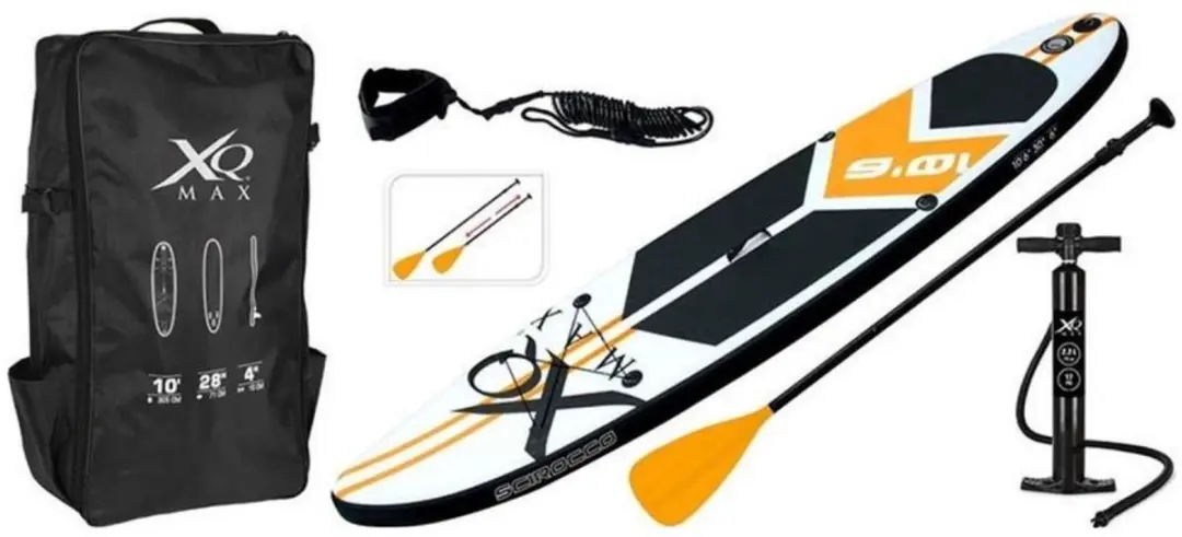 XQMax SUP000880 Opblaasbaar Paddle Board - 320x76cm - Oranje