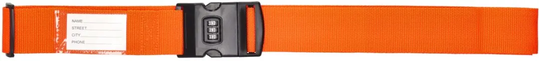 Beagles Originals Travel Kofferriem - Nylon/Polyester - Oranje