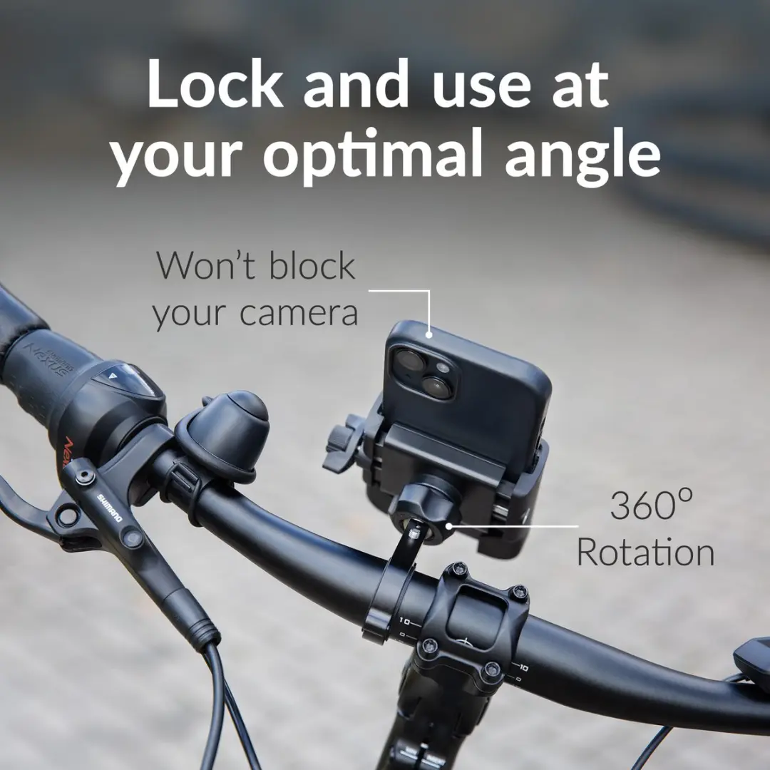 Mobilize Quick Lock Telefoonhouder Fiets MQLBHB01 - Zwart