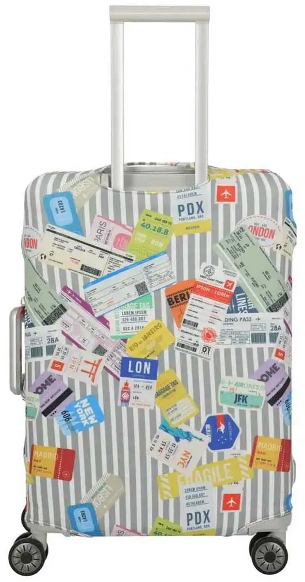 Travelite Kofferhoes M Tickets - Multi Color