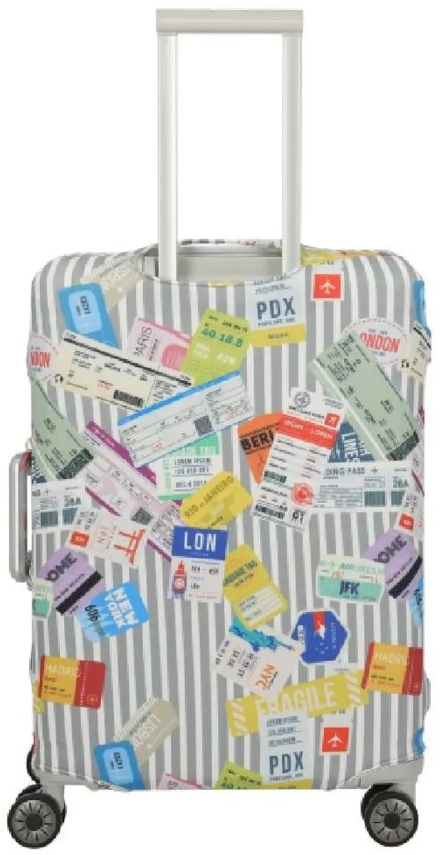 Travelite Kofferhoes M Tickets - Multi Color