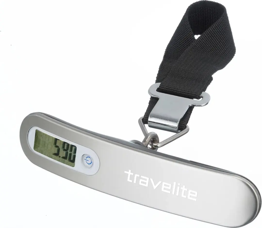 Travelite Kofferweegschaal Aluminium 15cm - zilverkleurig