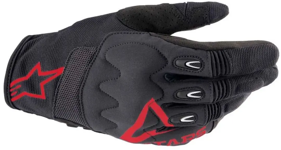 Alpinestars Techdura Handschoenen - Zwart/Vuurrood - L